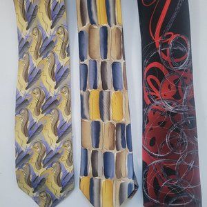 Three Jerry Garcia Neckties Excellent